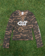BADDIE / Camo Long Sleeve