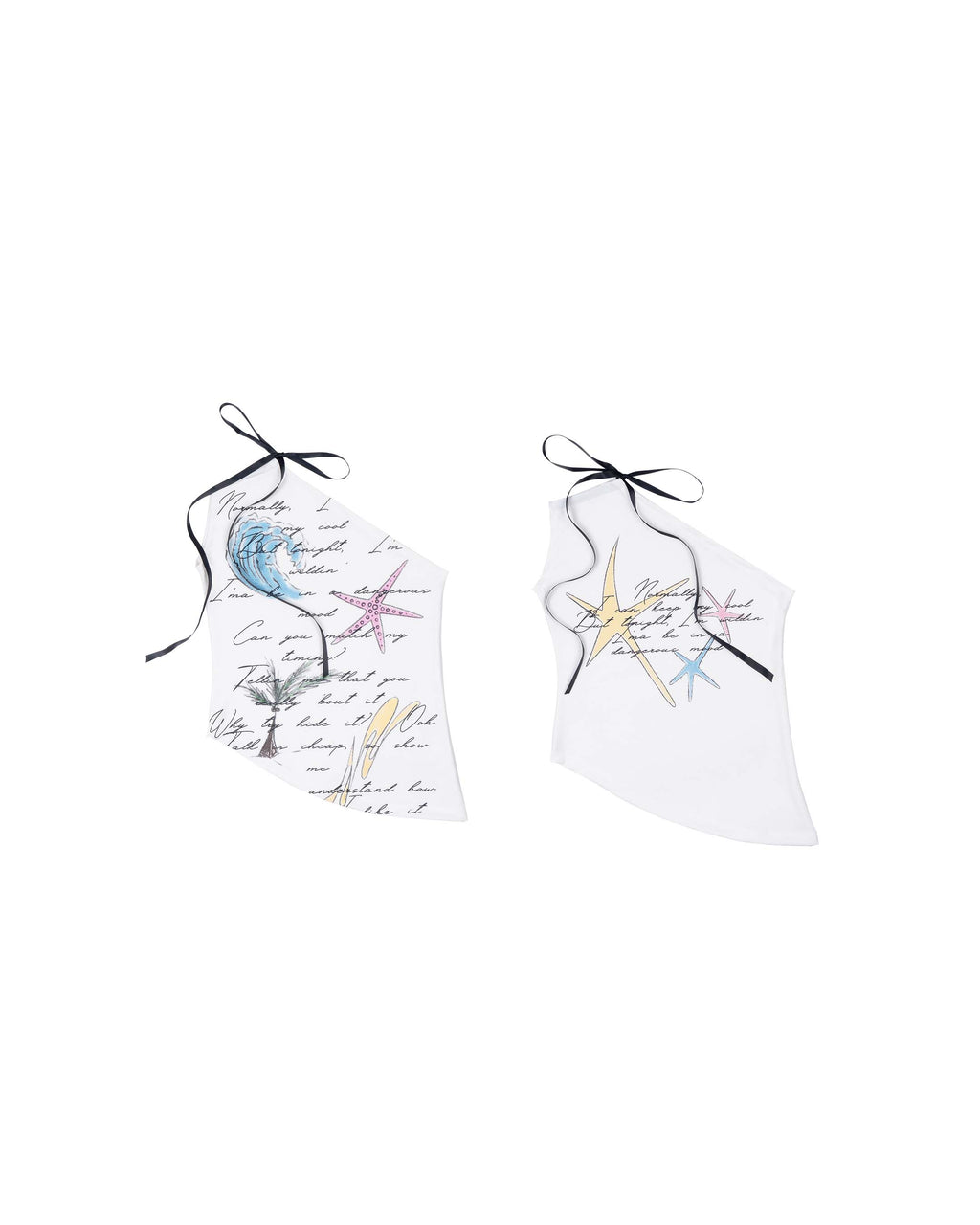 Make me sweat / One-shoulder top