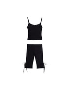 Letter To Her/ Spaghetti Top & Capri Leggings