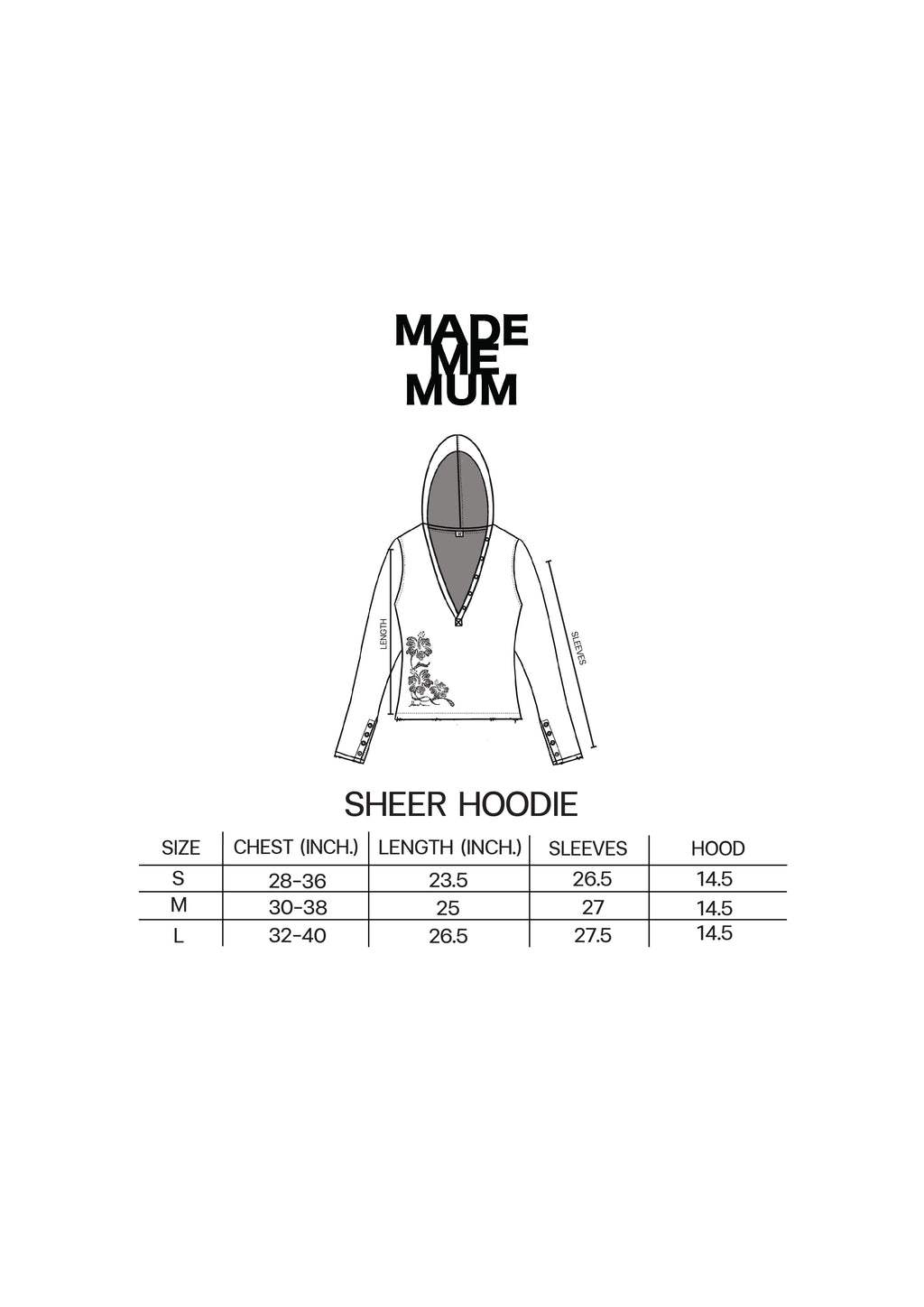 SUNSET MISCHIEF / Sheer Hoodie