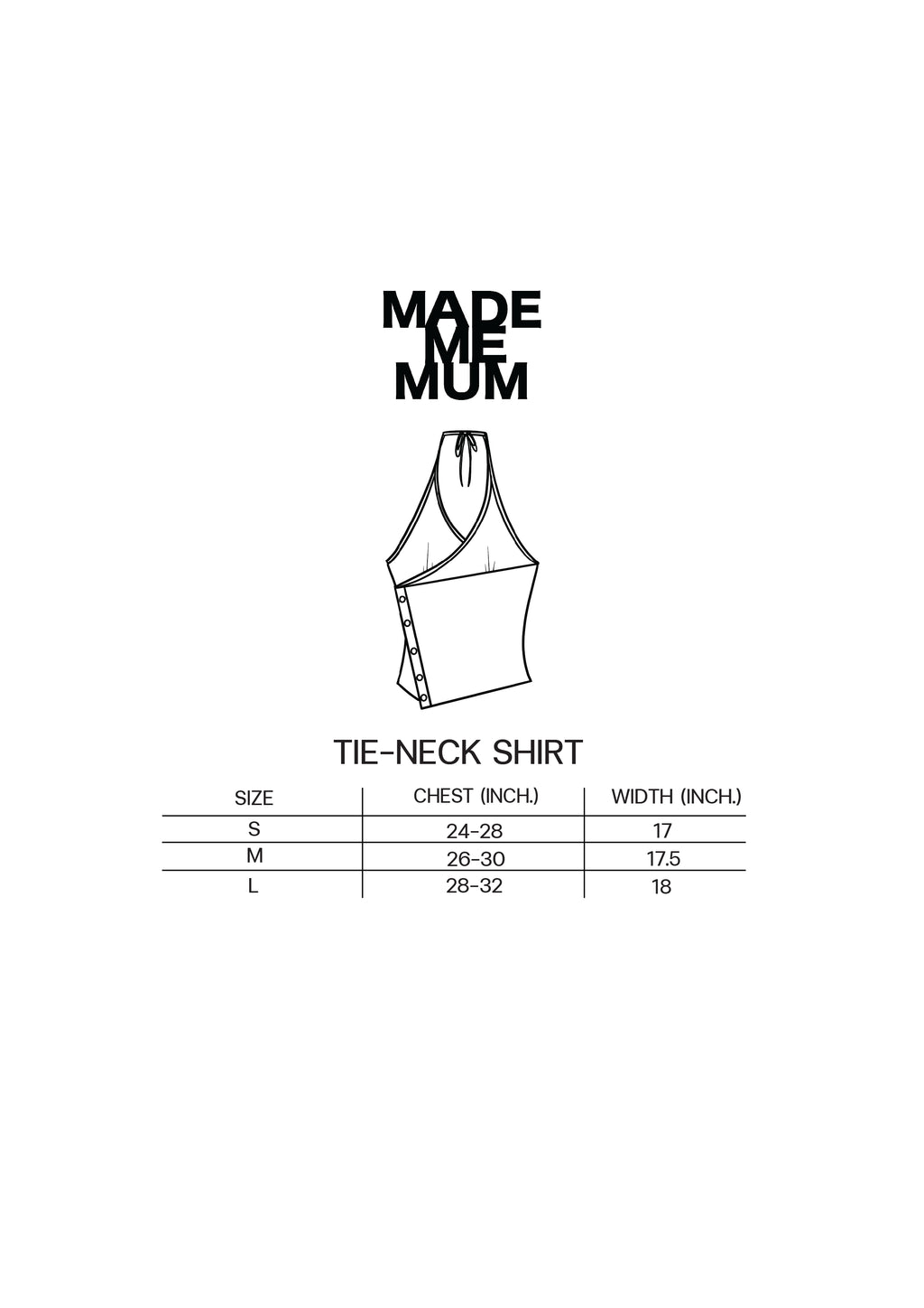 SUNSET MISECHIEF / Tie-Neck Shirt