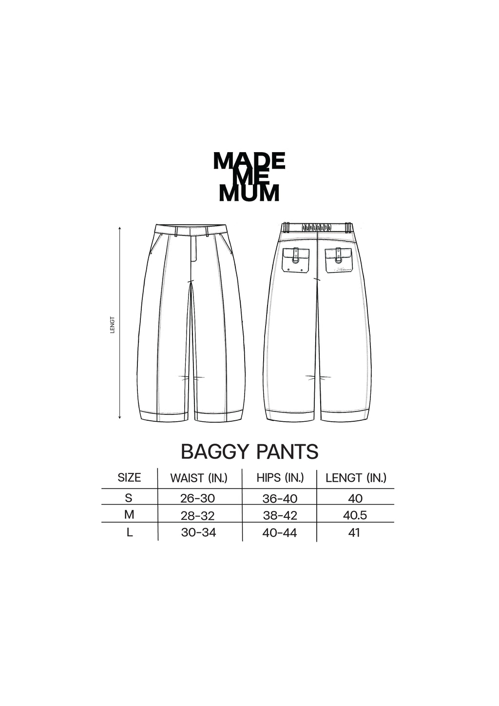 SUNSET MISCHIEF / Baggy Pants