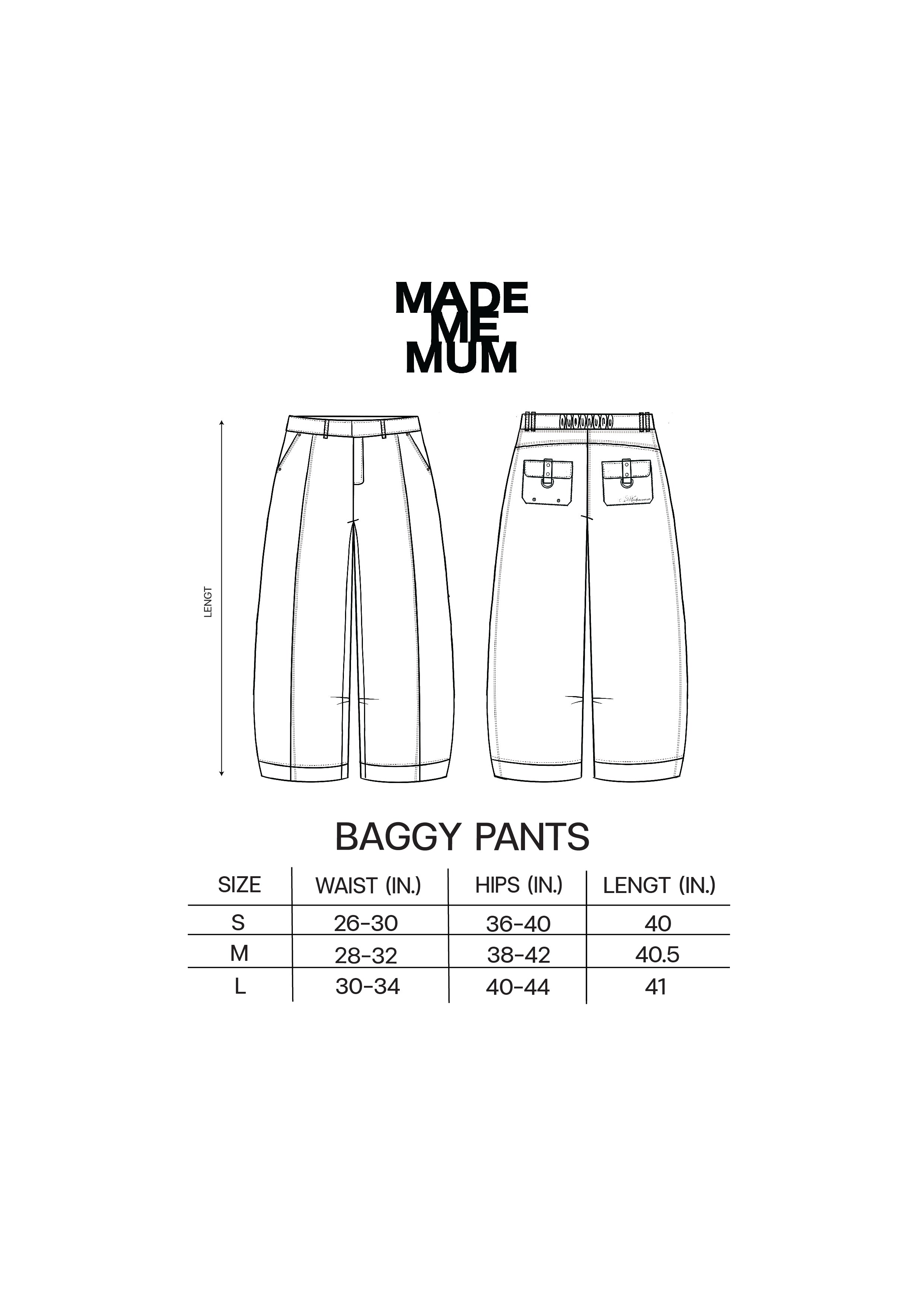 SUNSET MISCHIEF / Baggy Pants