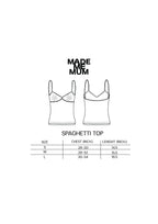 SUNSET MISECHIEF / Spaghetti Top