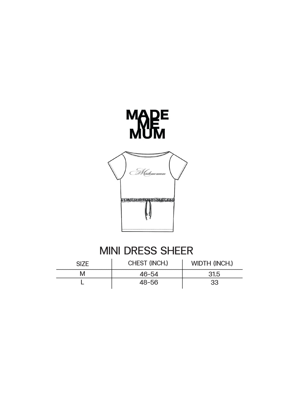 SUNSET MISECHIEF / Mimi Dress Sheer