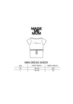 SUNSET MISECHIEF / Mimi Dress Sheer