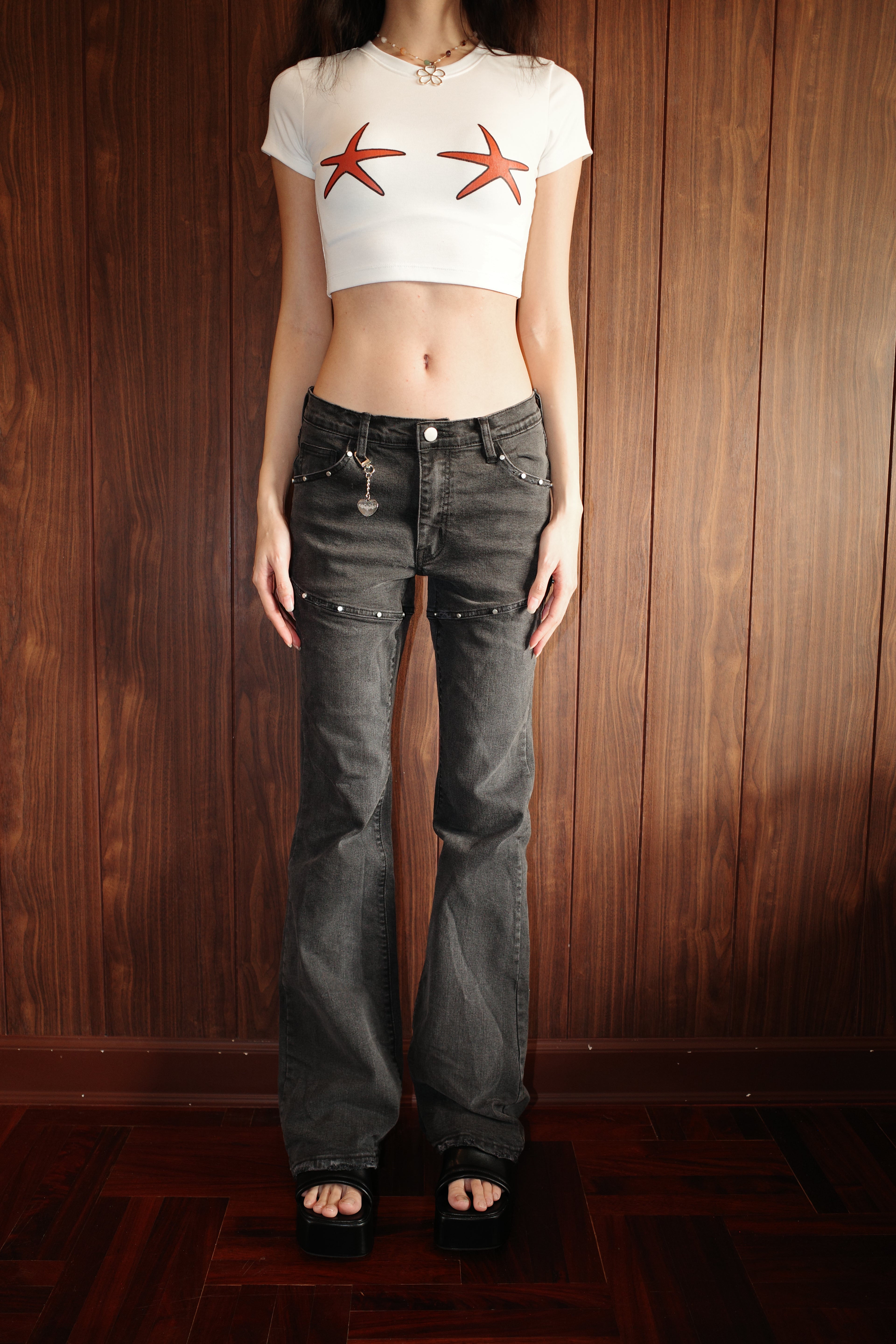 Made me sweat / Bootcut Jeans