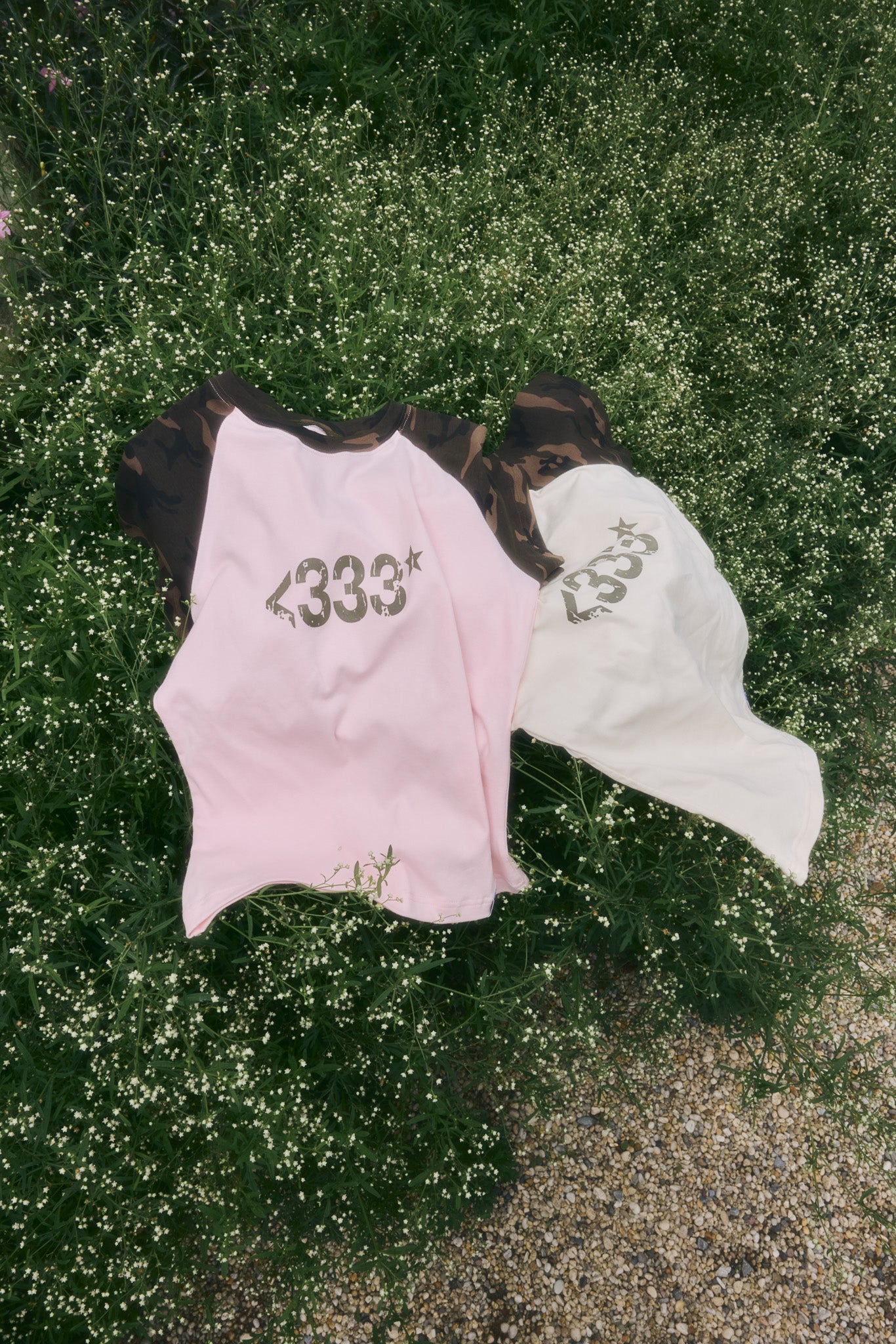 BADDIE / Camo Crop Tee