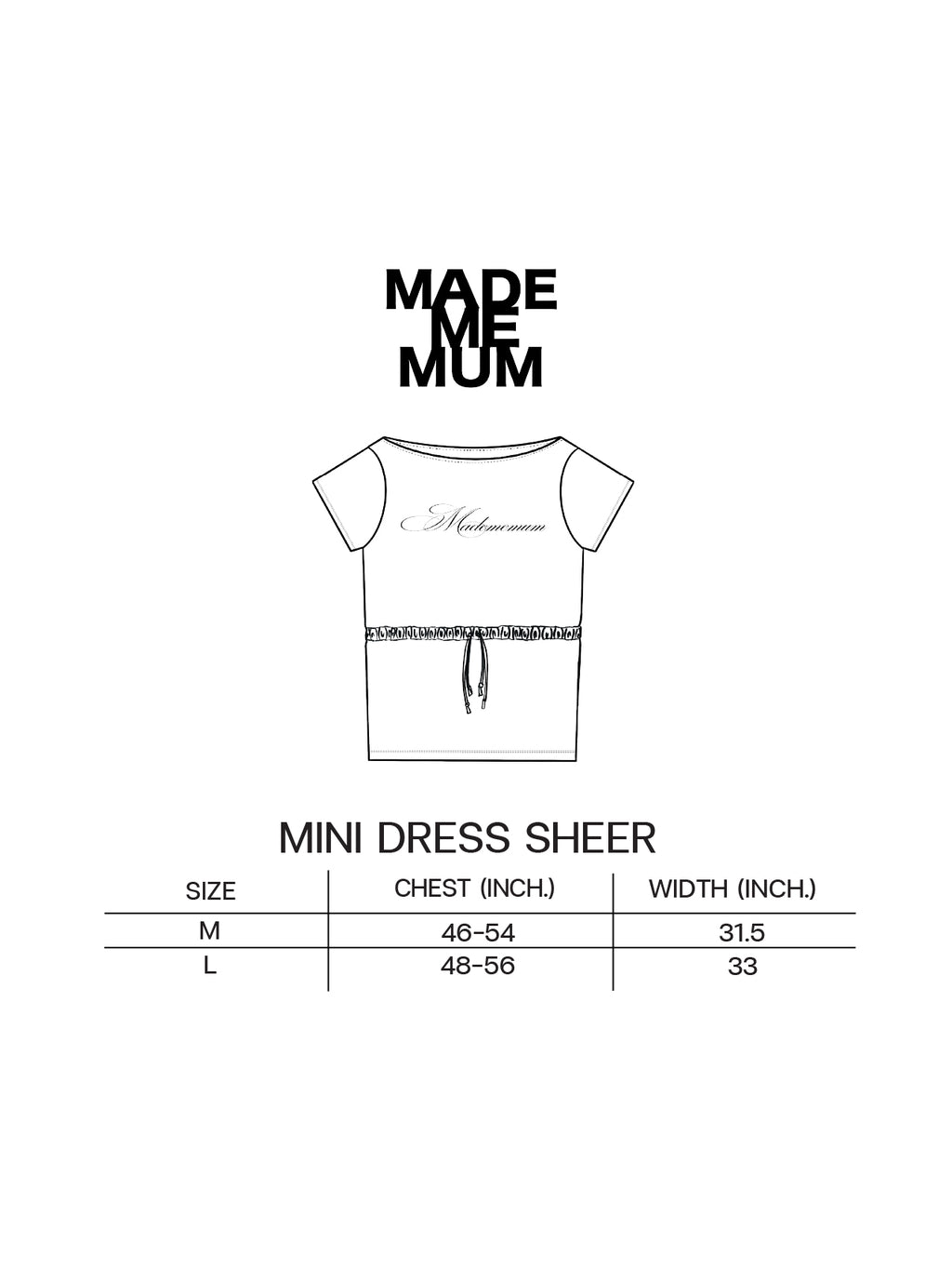 SUNSET MISECHIEF / Mimi Dress Sheer