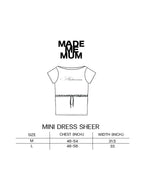 SUNSET MISECHIEF / Mimi Dress Sheer