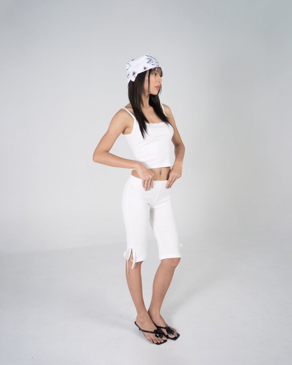 Letter To Her/ Spaghetti Top & Capri Leggings