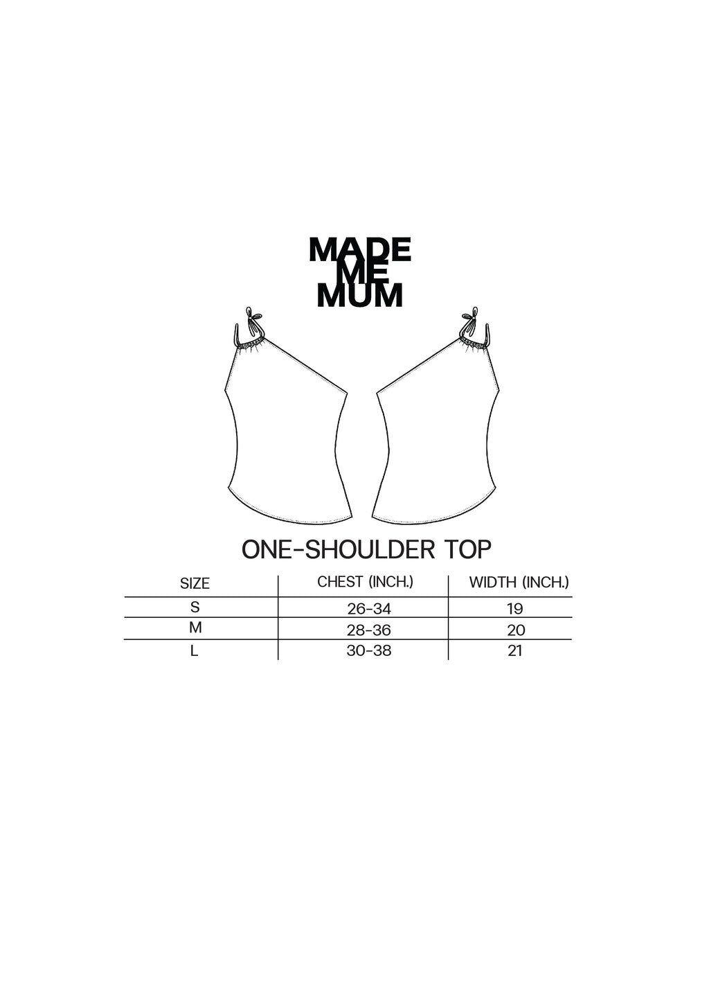 Make me sweat / One-shoulder top